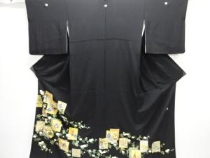 作家物　時代人物模様刺繍留袖（比翼付き）